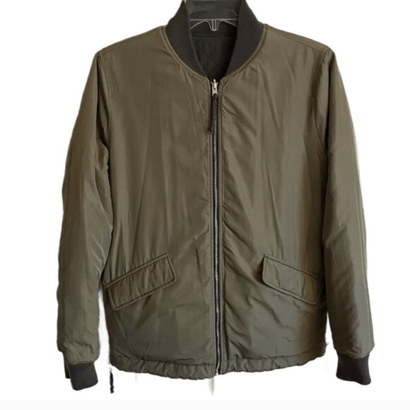 ABERCROMBIE & FITCH Quilted Reversible Bomber Jacket, Women’s Medium - Picture 7 of 11